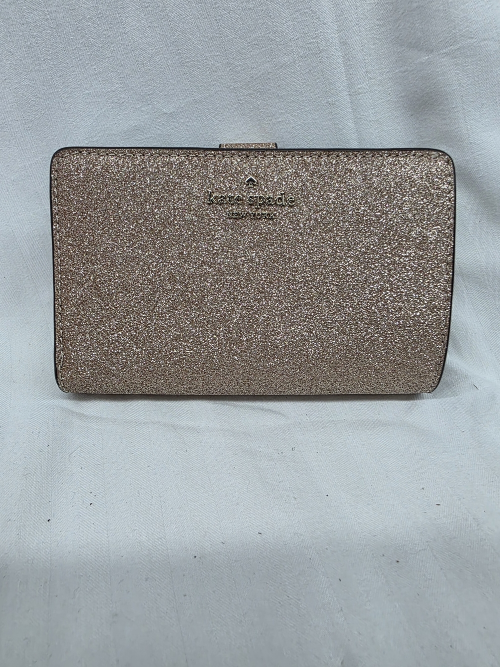 kate spade Glitter Rose Gold Wallet